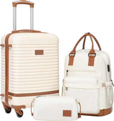 Suitcase Set 3 Piece Luggage Set Carry on Travel Luggage TSA Lock Spinner Wheels