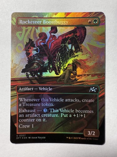 Rocketeer Boostbuggy (Borderless / extended art) Aetherdrift Foil - Picture 2 of 3