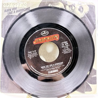 Scorpions Rock You Like a Hurricane 1984 Mercury 7in 45 818 440-7
