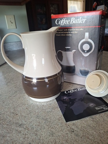 Vintage THERMOS Coffee Butler "Ingried" Thermal Tested Carafe #570 West Germany - Picture 2 of 3