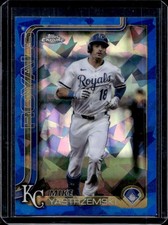 2025 Topps Chrome Update Sapphire Mike Yastrzemski #USC44 Royals