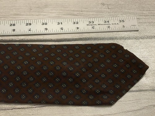 Hand Sewn By Robert Talbott For Nordstrom Finest Wool Challis Handblocked - Picture 9 of 12