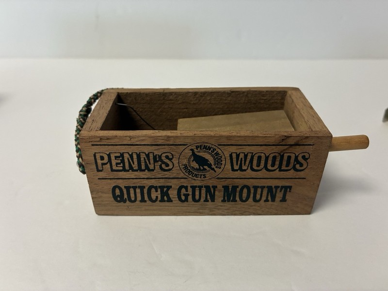 Penn’s Woods Quick Gun Mount Cedar Box Turkey Call With Braided Cord