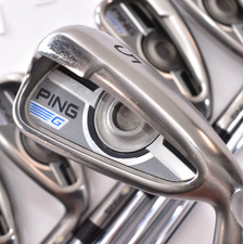 PING G 5-6-7-8-9-W-U-S 8pcs RH White Dot Stiff Modus3 Tour105 Iron Set JDM