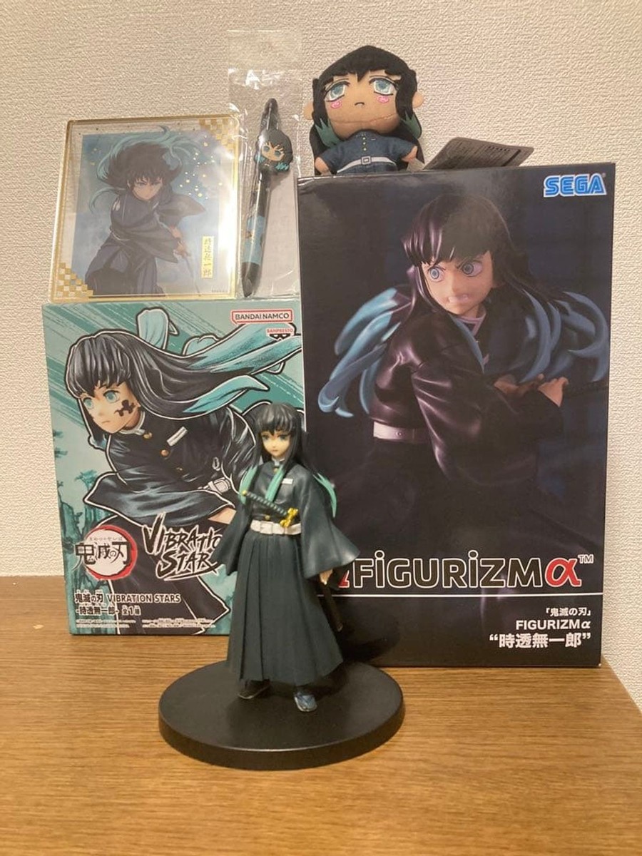 Demon Slayer Muichiro Tokito Figure Set 6pcs - Sega Prize, Plush