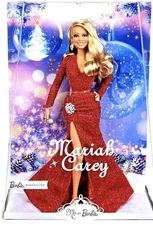 MARIAH CAREY All I want for Christmas BARBIE Doll+Red Dress Collector NEW in Box