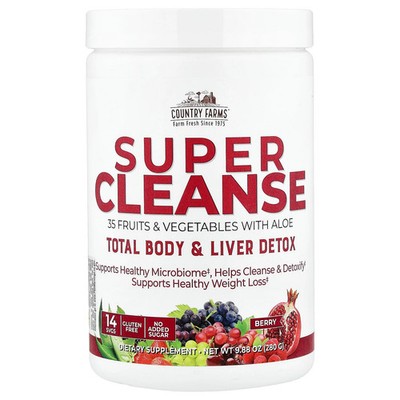 Super Cleanse, Berry, 9.88 oz (280 g)