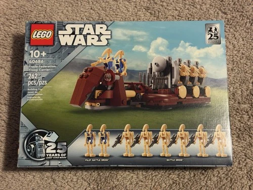 NEW! SEALED! LEGO STAR WARS Trade Federation Troop Carrier 25 YEARS BATTLE DROID