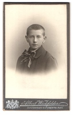 Fotografie Albert Wickfelder, Essen a. d. Ruhr, Schützenstr. 4, Portrait kleine 