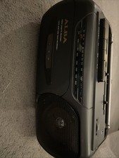 ALBA SCR880 Vintage Boombox BRAND NEW Dual Cassette XBS Bass MW/FM Radio Boxed