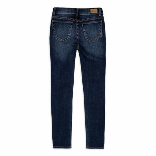 Jordache Girls Super Skinny High Rise Button Jeans - Picture 6 of 7