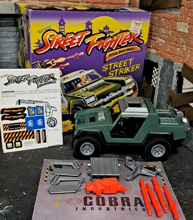 GI JOE ~ 1994 STREET STRIKER VAMP ~ MINT AWESOME Street Fighter 2