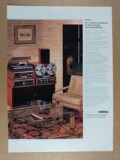 1981 Revox B780 Receiver B77 Reel Deck B75 Turntable Stereo vintage print Ad