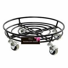 Plant Caddy Stand Wheels Heavy Duty Caster Flower Planter Pot Heavy Duty 32cm