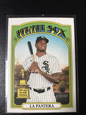 2021 Topps Heritage Luis Robert Nickname Variation La Pantera 33 All-Star Rookie