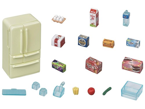 Sylvanian Families furniture refrigerator 5 door Epoch Japan Import Free ship - Picture 3 of 6