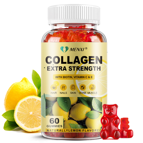Premium Hydrolyzed Collagen Gummies with Vitamin C, Zinc & Biotin -60 Gummies - Picture 4 of 9