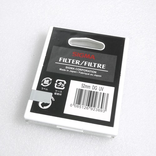 Sigma DG Filter 52mm UV Ultra Low Reflection Multi Coating 35mm SLR Film - Picture 2 of 2