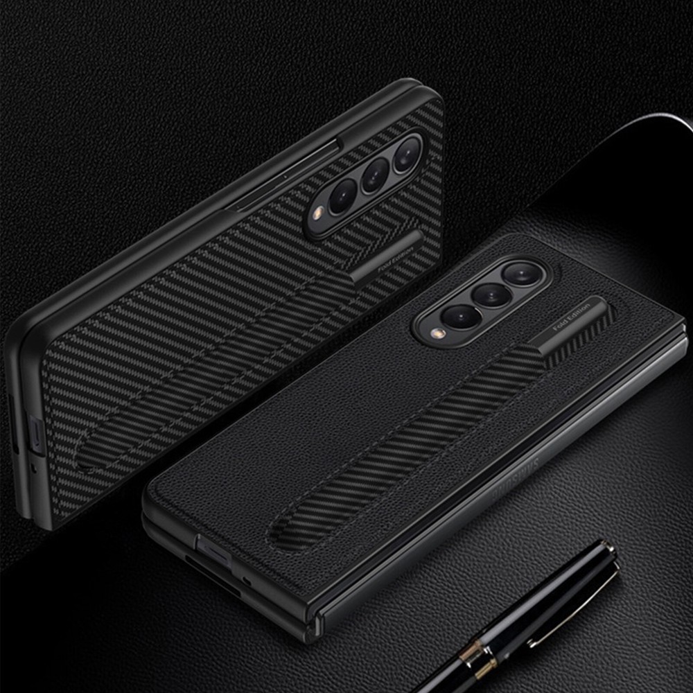 Phone Case For Galaxy Z Fold 3 Phone Case With Pen Pocket Slot Protective Cover