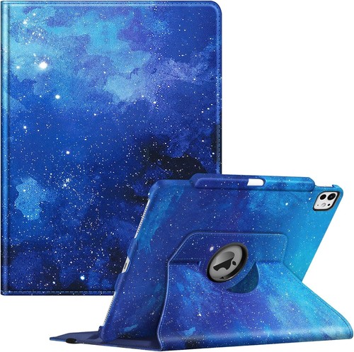 Funda Giratoria para iPad Pro 13 Pulgadas M4 2024 Smart Stand Cover con Soporte para Lápices - Imagen 15 de 19