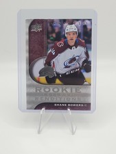 Shane Bowers 20-21 Upper Deck Trilogy Rookie Renditions Hockey Card
