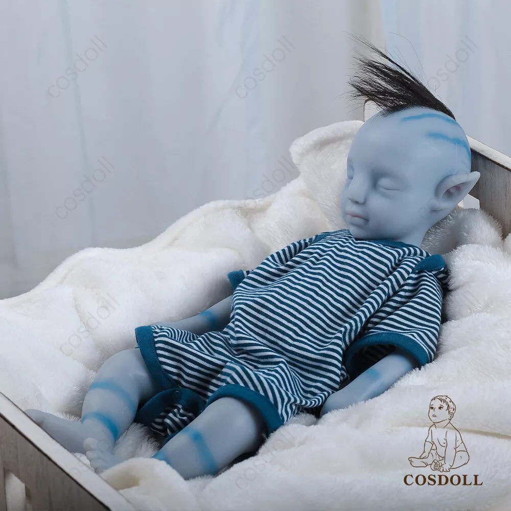 Reborn Baby Dolls - Fully Silicone With Hair, Boy Avatar