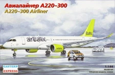 Eastern Express 1/144 Airbus A220-300 Air Baltic Civil Airliner