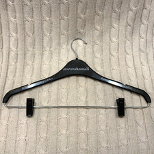 Y2K Norma Kamali X Walmart Black Plastic Clothes Pants Hanger Women  s