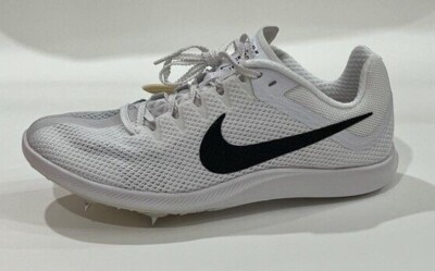 Size 12 - Nike Zoom Rival Distance White Black for sale online | eBay