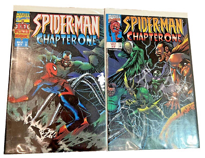 Spider-man Chapter One #1 & 2 Dynamic Forces Jae Lee Variants + COA Marvel 1998!