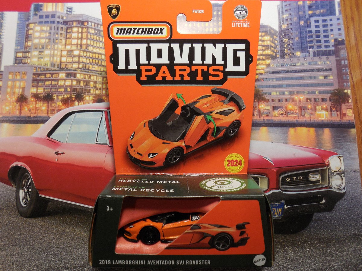 MATCHBOX Moving Parts 2024 2019 Lamborghini Aventador SVJ Roadster