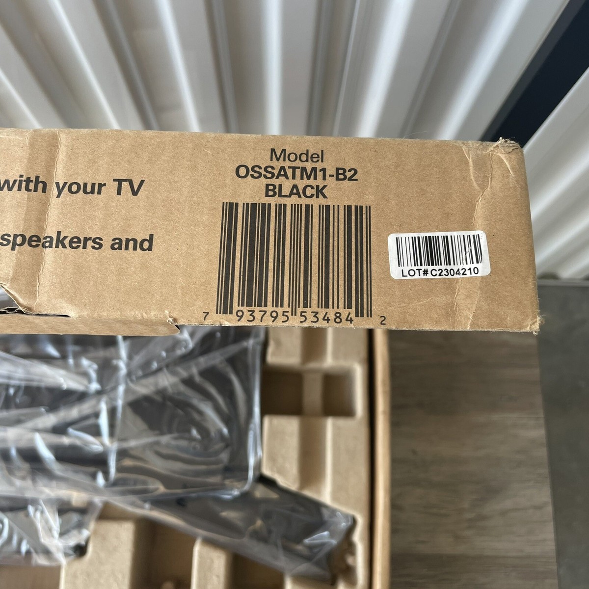 SANUS WSSBM1-B2 SONOS Beam Soundbar TV Mount For VESA TVs 37 - 70 In - Foto 9