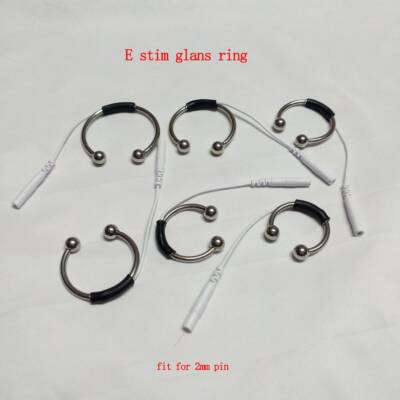Large Size E stim Shock Glans Ring Monopolar Loop DIY Accessories Penis Ring  | eBay