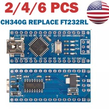 2/4/6PCS Nano V3.0 Mini USB ATmega328P-AU CH340 5V Board USB For Arduino