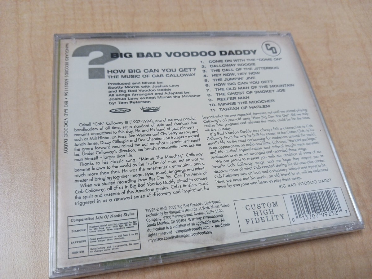 How Big Can You Get? Music of Cab Calloway/Big Bad Voodoo Daddy CD
