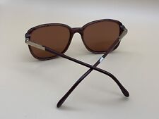 Vintage Safilo Elasta Sunglasses Frame Brown Square Retro Italy