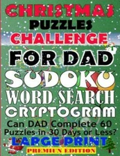 Christmas Puzzles Challenge For Dad: Can Dad Complete 60 Puzzles In 30 Days...