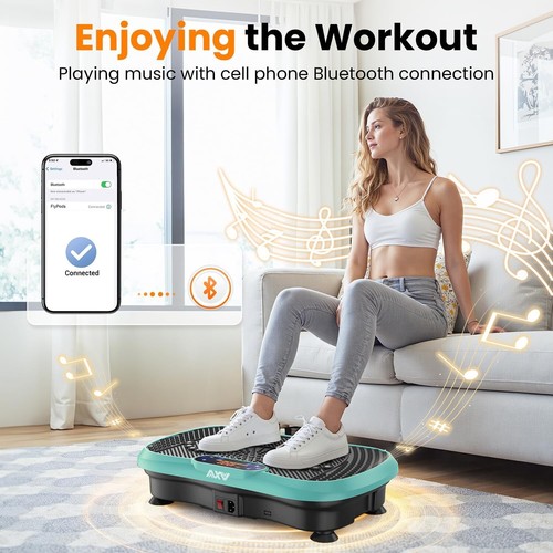 200W Vibration Plate Fitness Machine with Remote Control for Effective Workouts - Picture 5 of 11