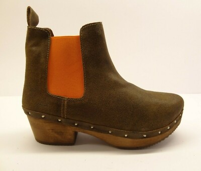 XUZ handmade Chelsea women's boots ankle boots winter boots brown New size 38