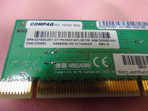 Módem de escritorio PCI Compaq 227955-001 142127-406 - Imagen 6 de 7