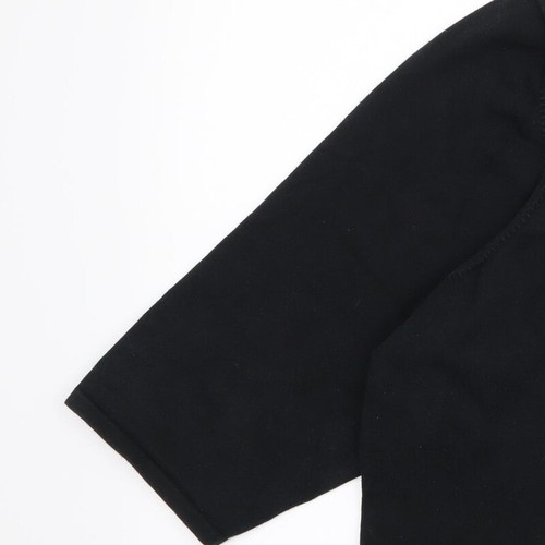 First Issue Womens Black Cotton Blend T-Shirt Size M - Picture 6 of 12
