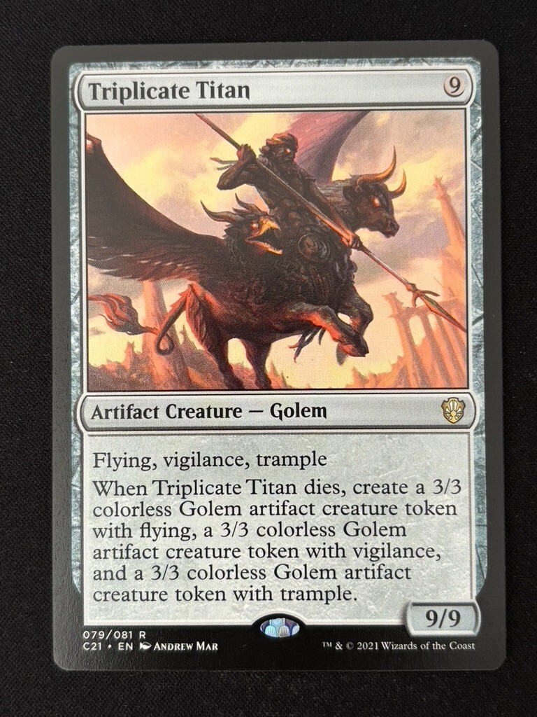 card titan mtg MtG Darksteel Rare Foil Sundering Titan #146