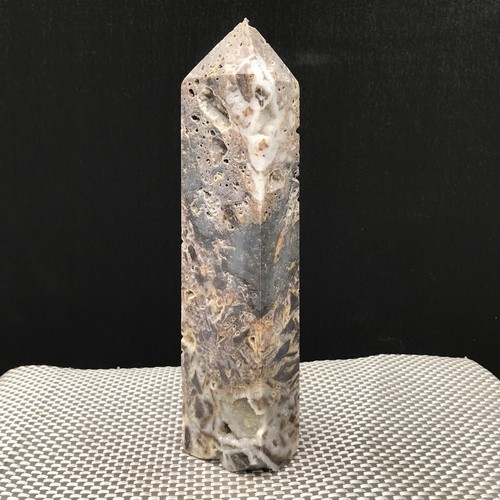 1040G Geoda Esfalerita Natural Druzy Cuarzo Cristal Obelisco Torre Curación - Imagen 16 de 24