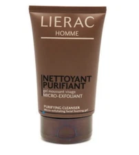 LIERAC Homme Purifying Cleanser Micro-Exfoliant Gel for Men, 3.6 oz Sealed! 