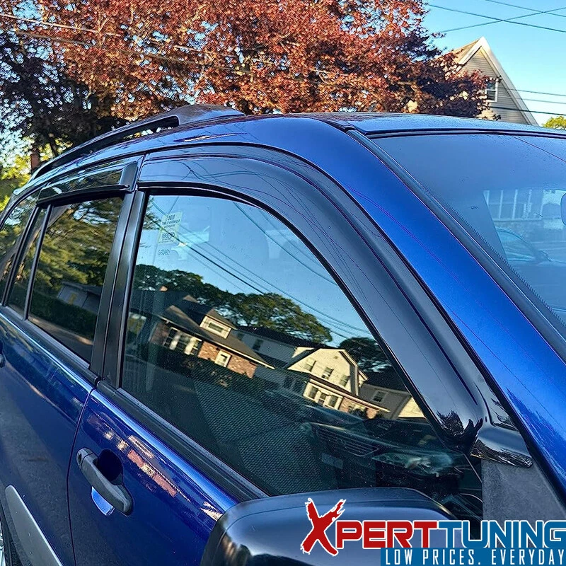 Подходит для 01–05 Toyota RAV4 тонкий дымчатый тонированный козырек на окно защита от дождя 4 шт акрил - Изображение 2 из 4