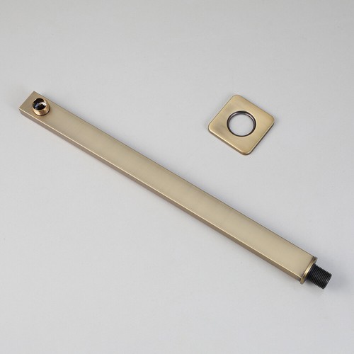 Antique Brass 8" Shower Head Square 3-Way Mixer Tub Spout Handheld Shower Faucet - Picture 5 of 12