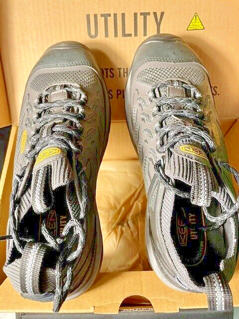 Scarpe da lavoro Keen FLINT II SPORT ferro forgiato nero uomo 7 5 EE punta antinfortunistica