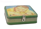 Vintage Charming Baba Litho Print Adv. Tin Box – Drug, Pill Storage Box i2-406