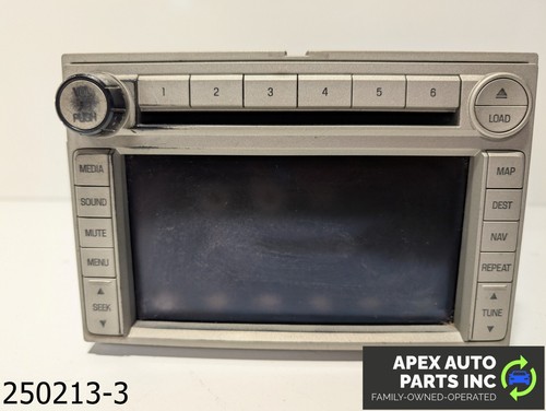 OEM 2005-2007 Lincoln Zephyr NAVIGATION AM FM RADIO 6 DISC CHANGER CD DVD PLAYER