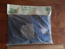 Sea Treasures ~ Fish Net Kit [36'' x 72''] Tropic Art Novelty "Nautical Decor" 